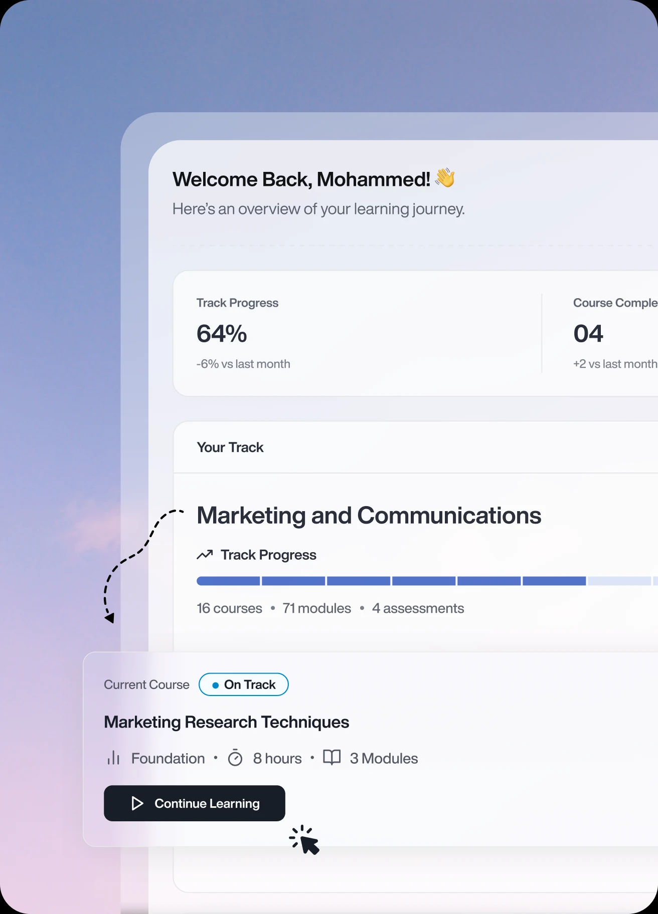 Talent Forge — career learning platform. View case study.